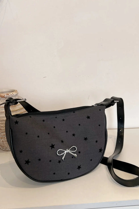 'Jolene' Bowknot Polyester Crossbody Bag - Celes Fashion